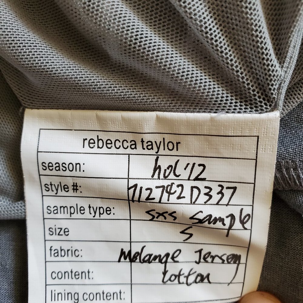 Rebecca Taylor RARE Gray Dress - Nailhead Sheath Dress Size Small Like New - Picture 12 of 16